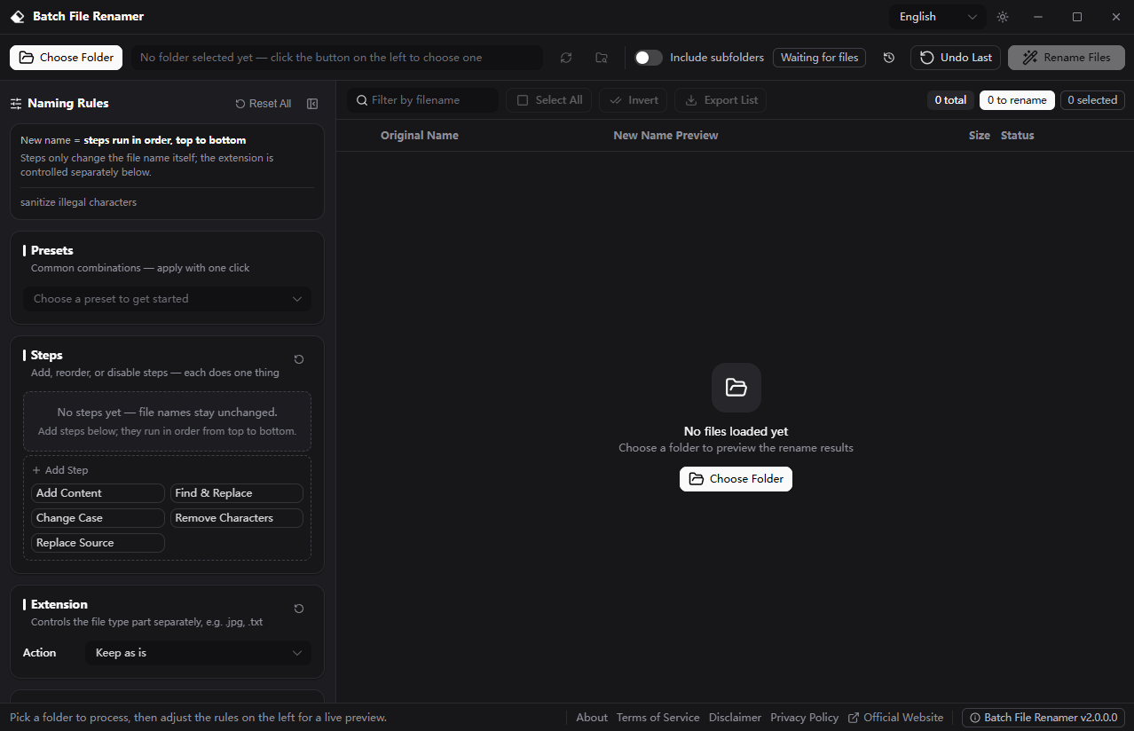 Batch File Renamer